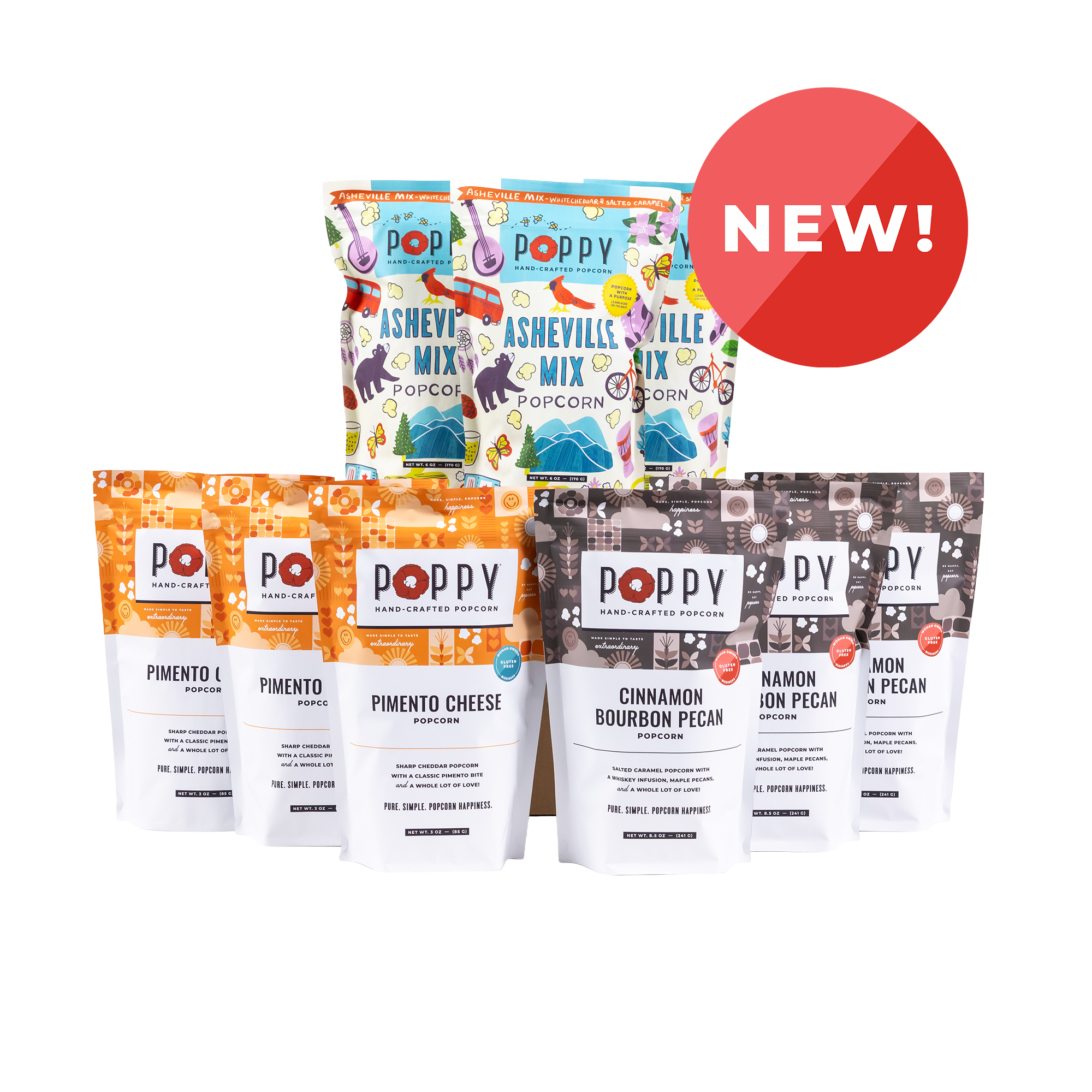 Southern Favorites Set | Poppy Handcrafted Popcorn