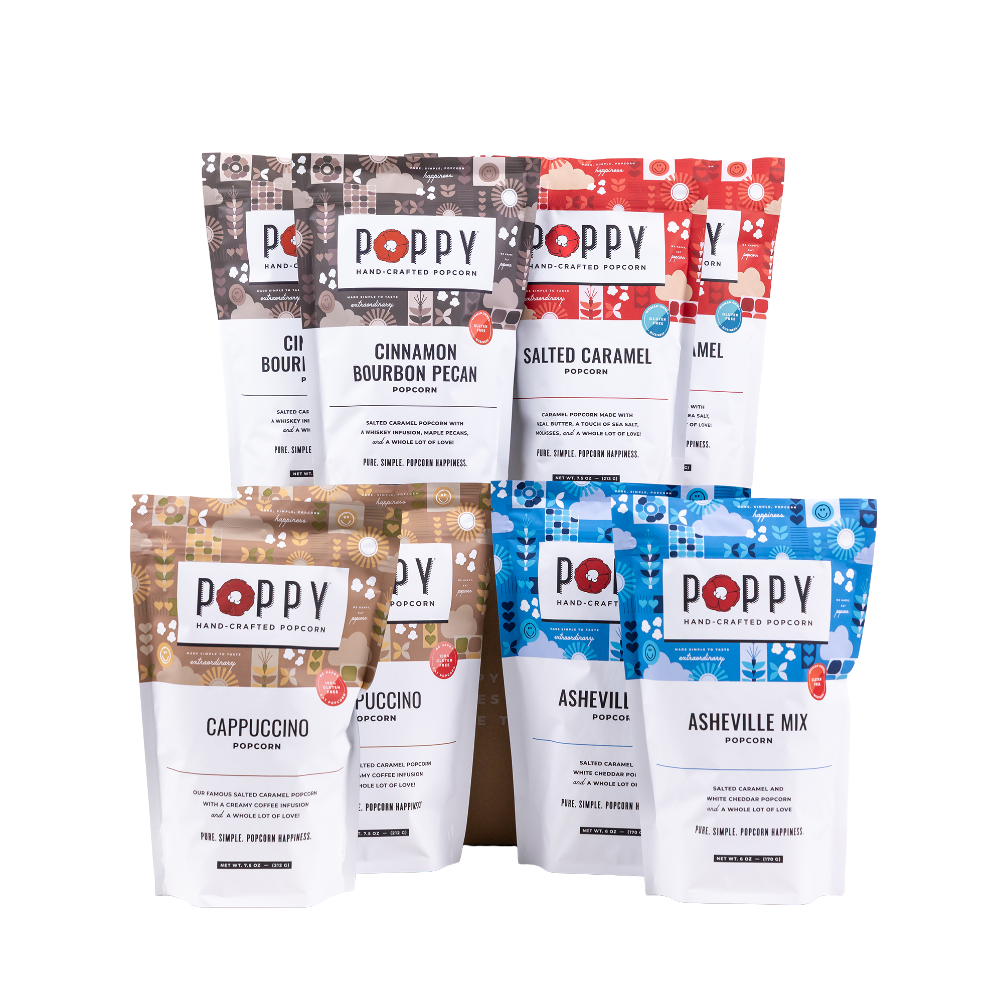 Sweet Sampler Gift Set - Poppy Hand-Crafted Popcorn