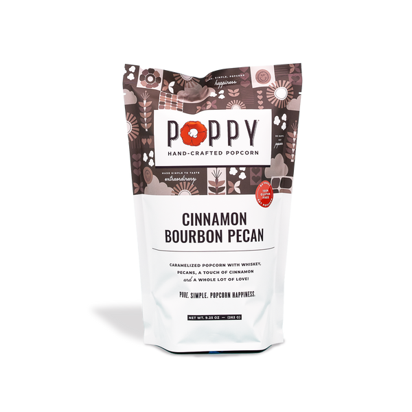 Cinnamon Bourbon Pecan Popcorn | Poppy Handcrafted Popcorn