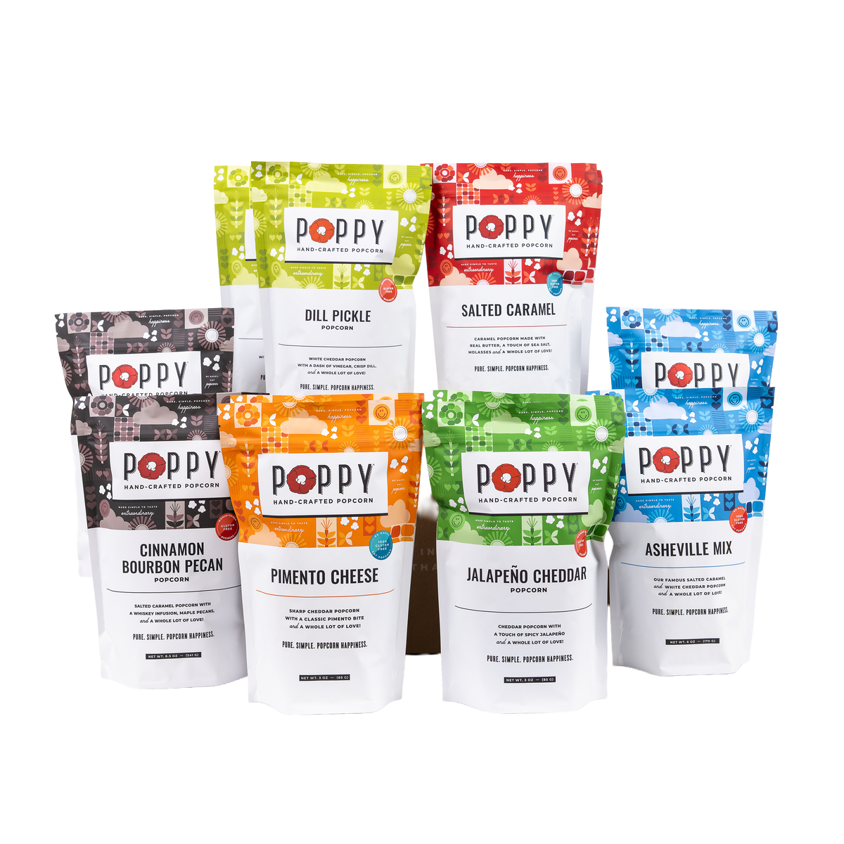 Crowd Pleaser Gift Set | Poppy Hand-Crafted Popcorn