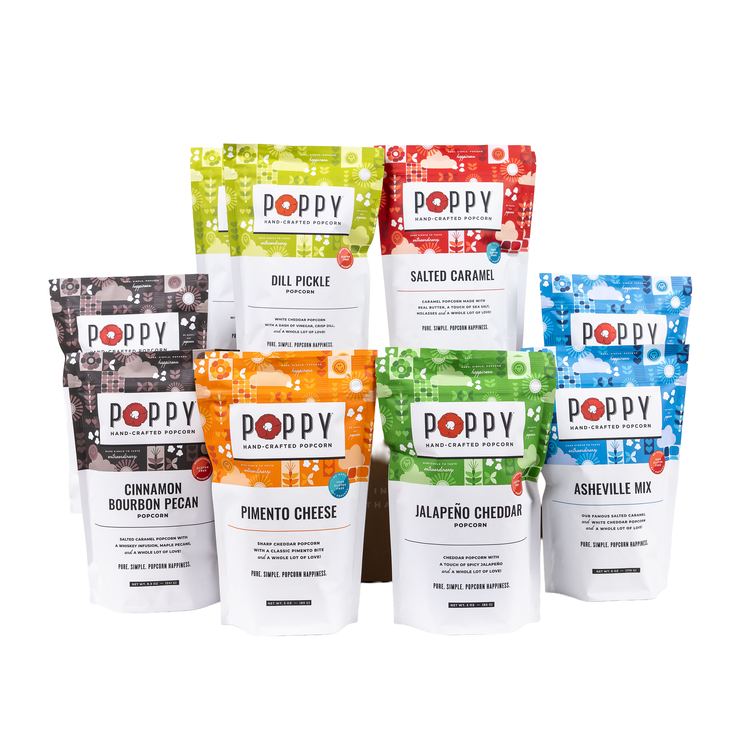 Crowd Pleaser Gift Set - Poppy Hand-Crafted Popcorn