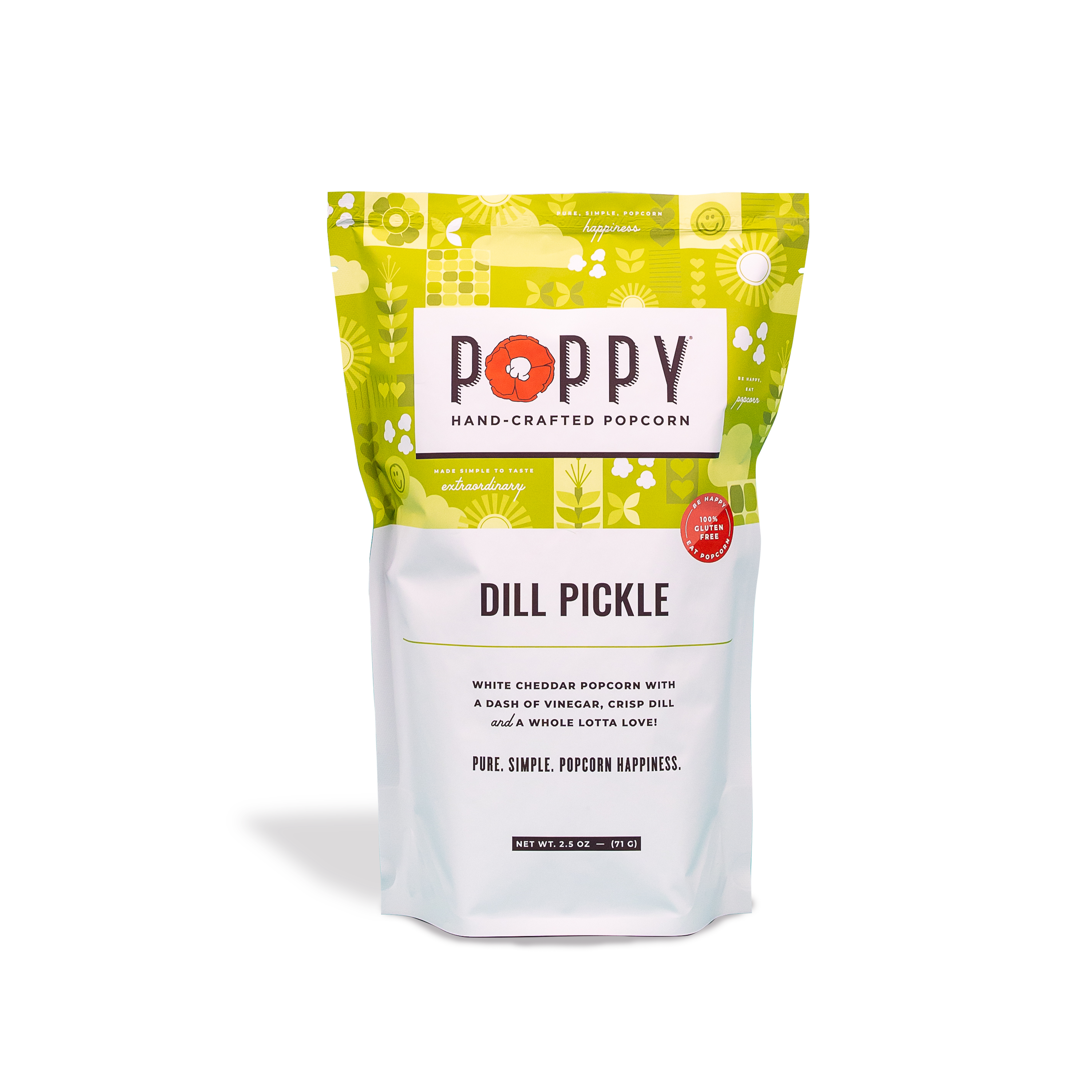 Dill Pickle - Case of 12 Bags - Poppy Hand-Crafted Popcorn