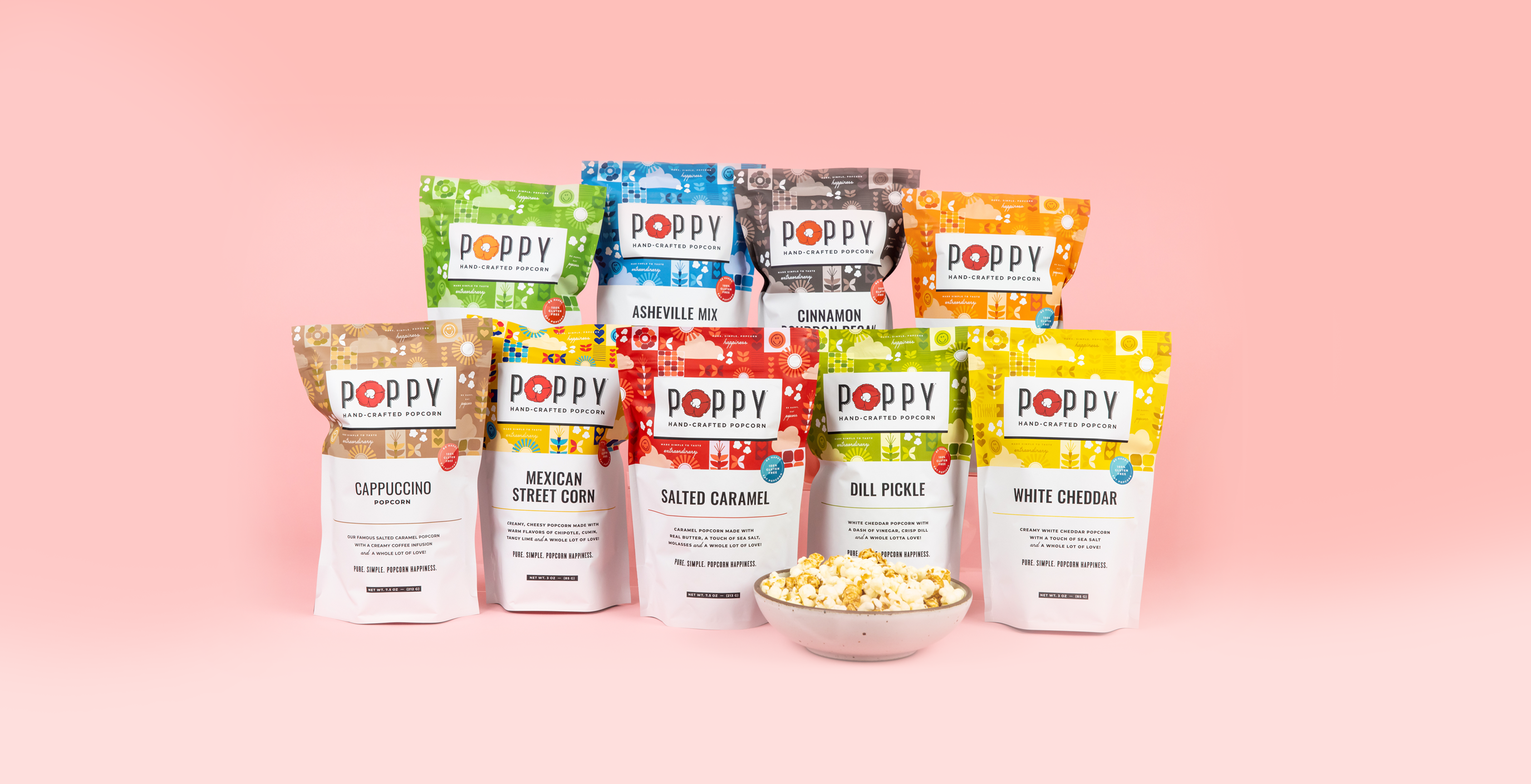 Poppy Hand-Crafted Popcorn