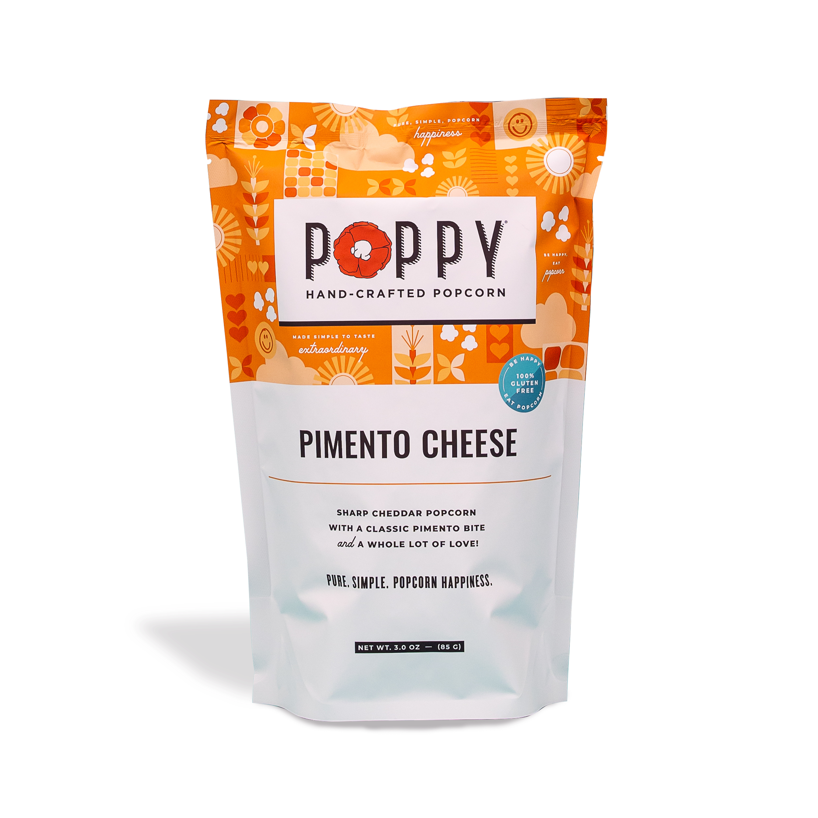 Pimento Cheese - Case of 12 Bags - Poppy Hand-Crafted Popcorn