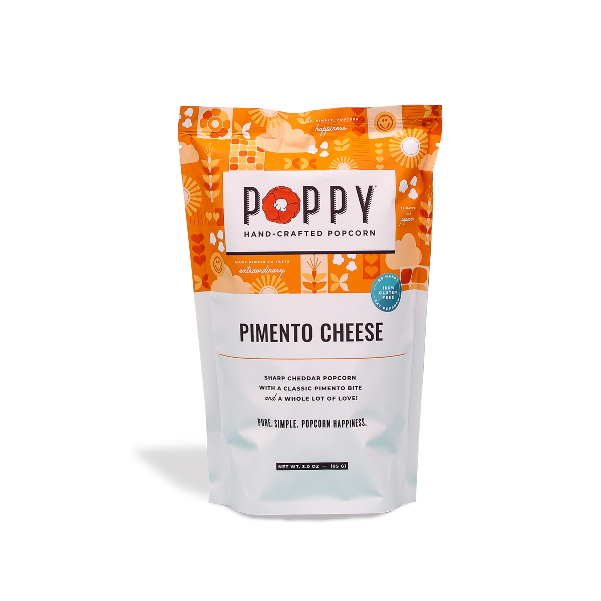 Pimento Cheese - Case of 12 Bags - Poppy Hand-Crafted Popcorn