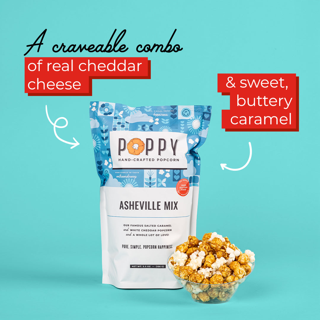 Asheville Mix - Poppy Hand-Crafted Popcorn