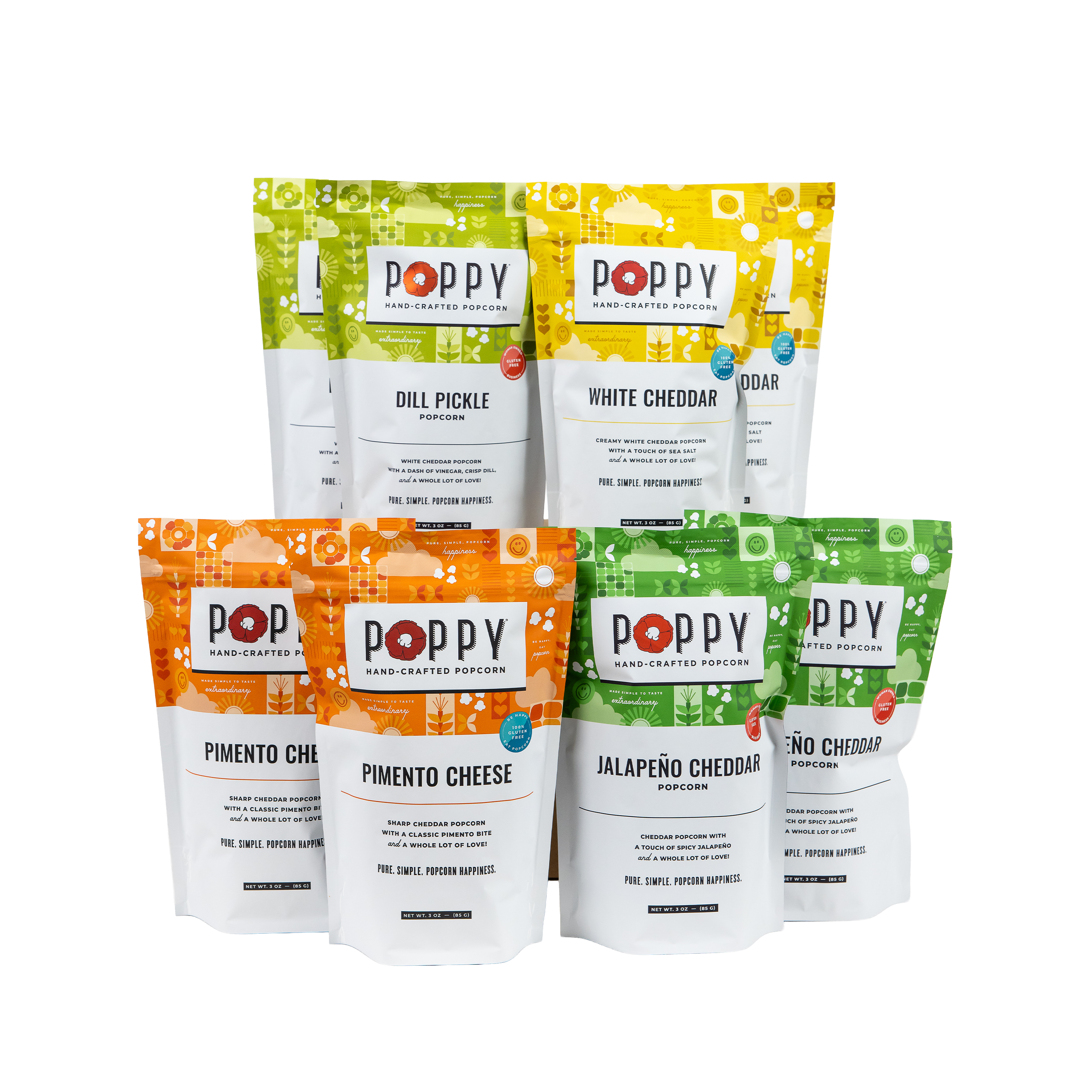 Salty Sampler Gift Set - Poppy Hand-Crafted Popcorn